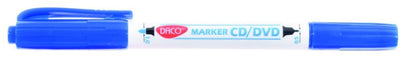 Marker Cd/Dvd Doua Capete Daco Albastru Mk301