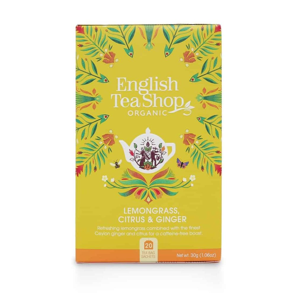 English Tea Shop Lemongrass, Ghimbir și Citrice 20x2g