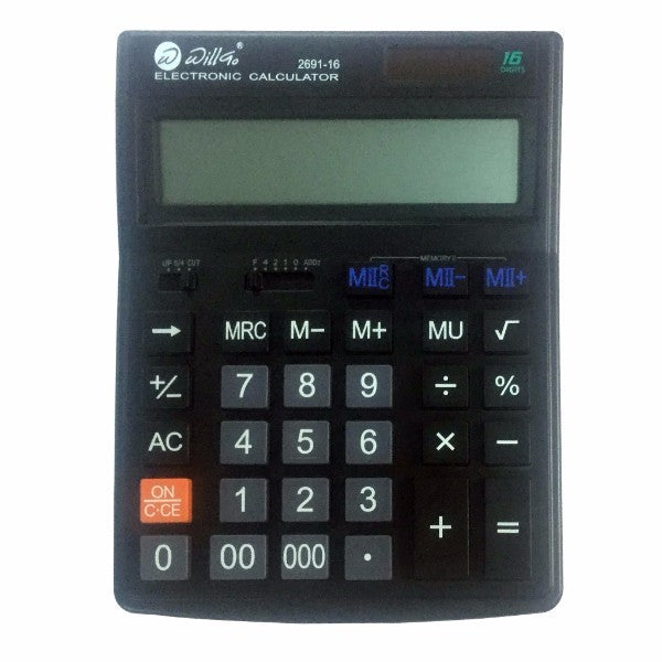 Calculator 16 Dgt, 15.4*20 Cm Willgo