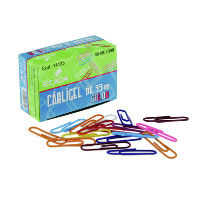 Agrafe Hartie 33 Mm Color Ecada 14133