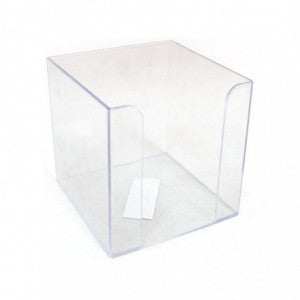 Suport Din Plastic Transparent Pentru Cub Hartie 9*9*9 Cm Ark