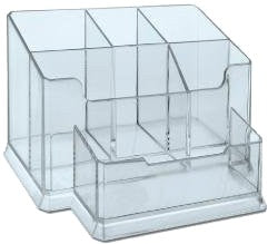 Suport Plastic Birou 6 Compartimente Ark