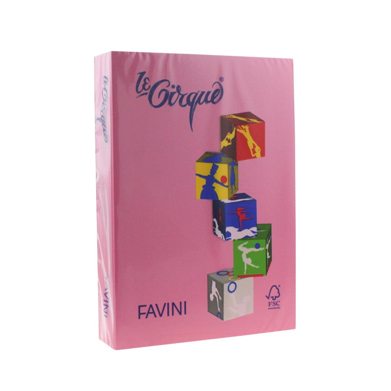 HARTIE COLORATA 80G/MP A4 206 ROZ CICLAM FAVINI A71F504