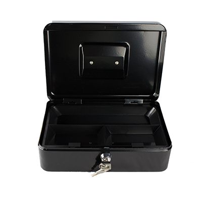 Caseta Metalica Pentru Bani Cu Incuietoare Si 2 Chei, 250*180 Evoffice