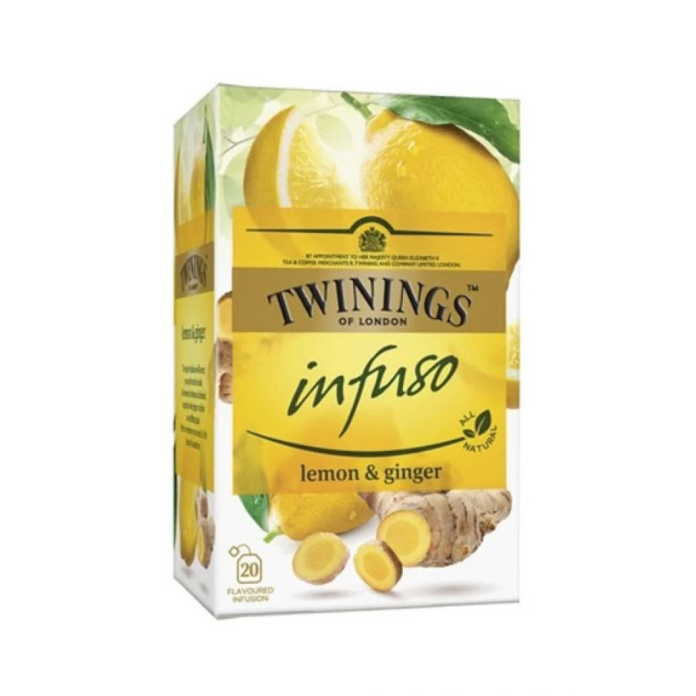 Ceai Pentru Infuzie Cu Lamaie Si Ghimbir Twinings 20x1.5g