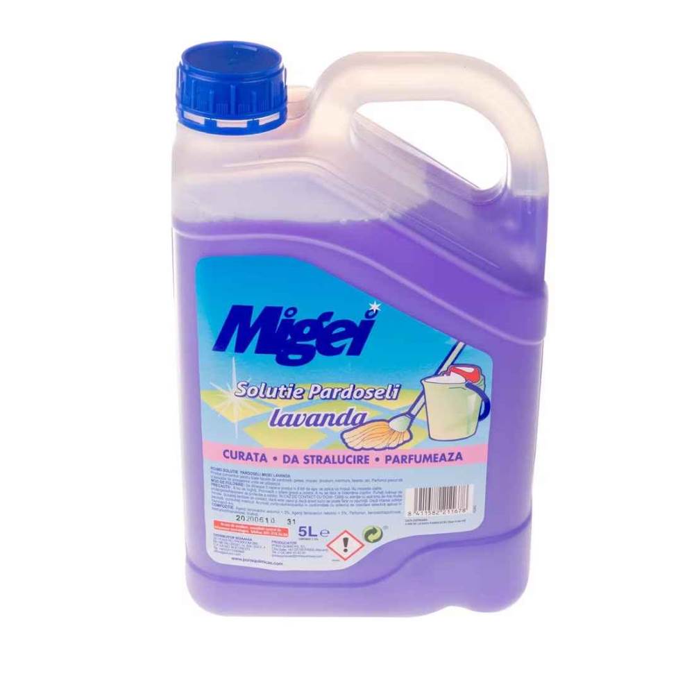 Detergent Suprafete Ceramice Asevi Migei 5L - Lavandă