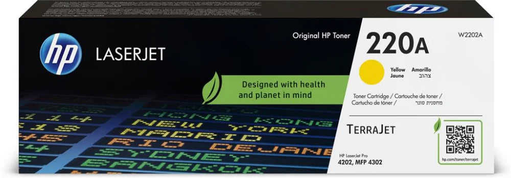 Toner HP 220A (W2202A), Yellow (Galben), original, 1.8k pagini