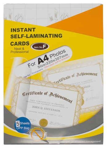 Folie Autolaminanta A4, 5 Buc/Set