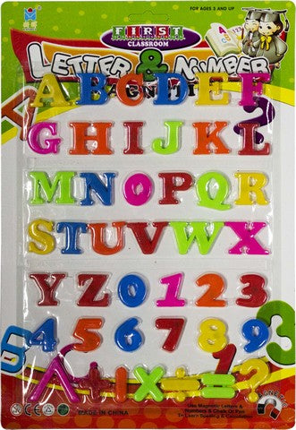 Set Litere Si Cifre Mari Magnetice Pentru Tabla Evoffice