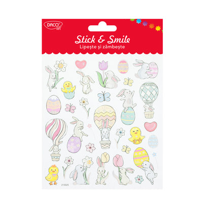 Abtibild - Ab909 Iepuri Pastel Lipeste Si Zambeste Daco