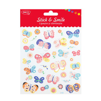 Abtibild - Ab130 Fluturi Silver Lipeste Si Zambeste Daco