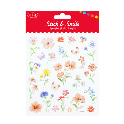 Abtibild - Ab131 Flori Silver Lipeste Si Zambeste Daco