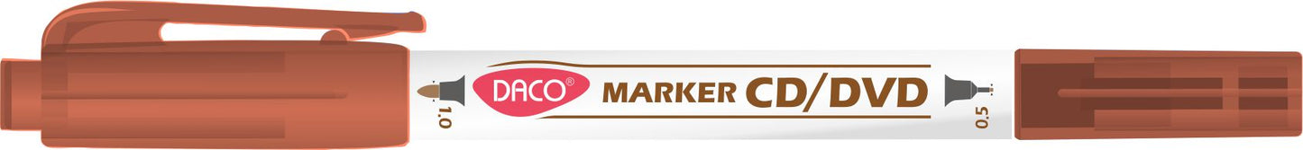 Marker Cd/Dvd Doua Capete Daco Maro Mk301