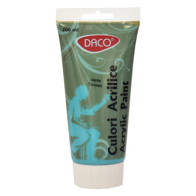 Culori Acril 200Ml Daco Verde Turcoaz Cu3200Vt