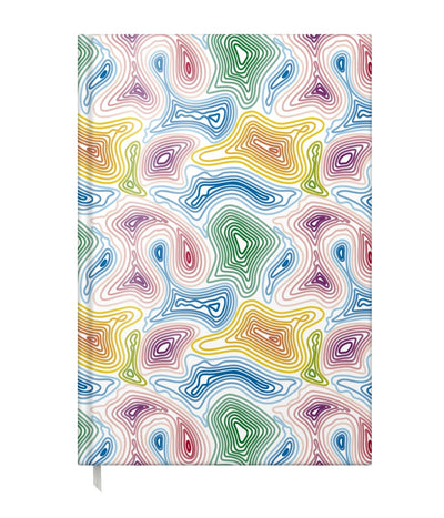 Agenda A5 Nedatata Colorful Waves