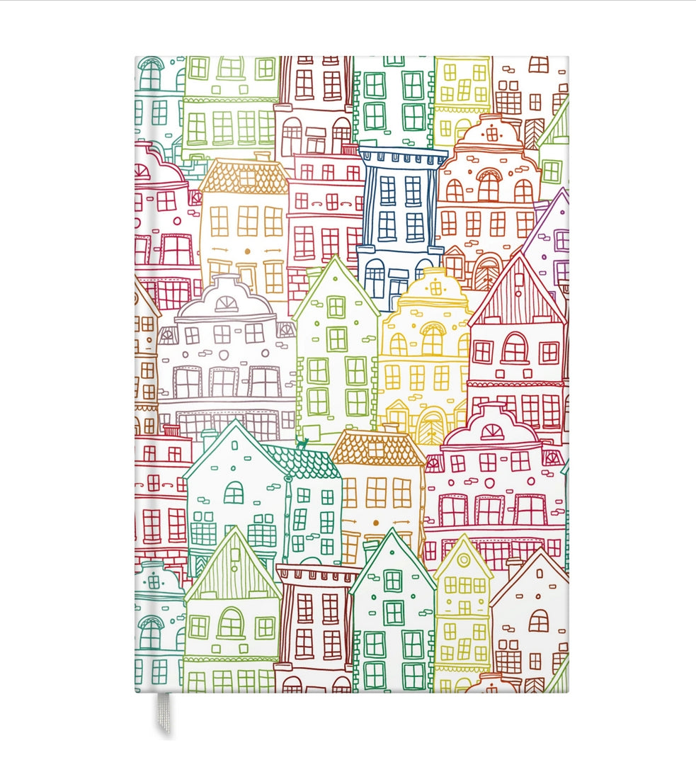 Agenda A5 Nedatata Colorful City