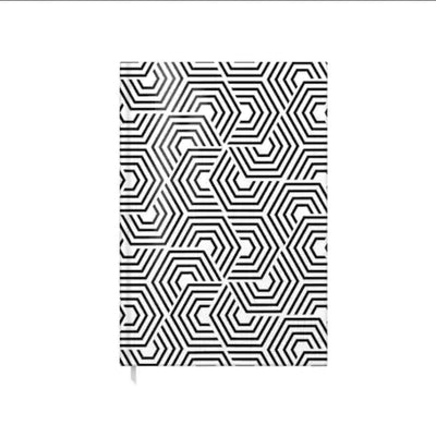 Agenda A5 Nedatata Black&White