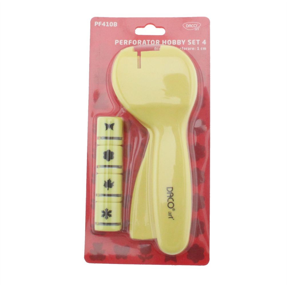 Perforator Hobby Hartie Set 4 Pf410B Daco