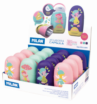 Ascutitoare Cu Radiera Fairy Tale Milan 4701116Fr