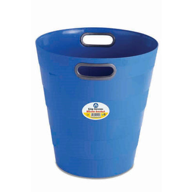 Cos Gunoi Plastic cu maner 12.5L Ark Albastru