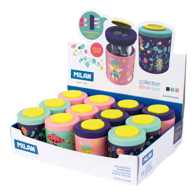 Ascutitoare Plastic Dubla Cu Container Fairy Tale Milan