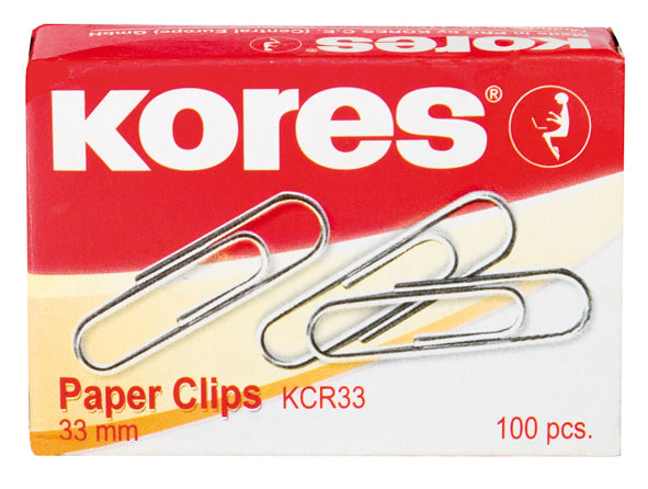 Agrafe Metal 33Mm 100/Cutie Kores