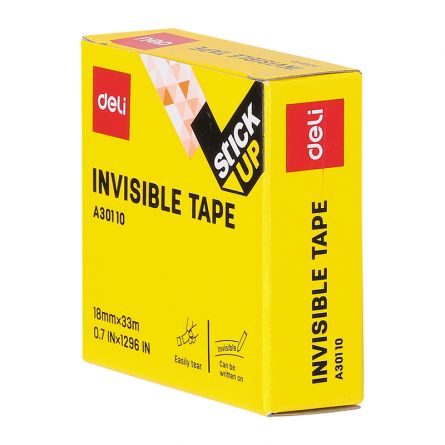 Banda Adeziva 18Mm*33M Invisible Cutie Carton Deli