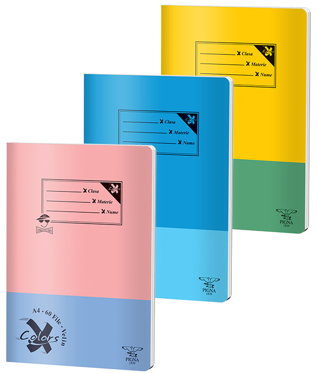 Caiet A4 60 File Velin Basic Pigna