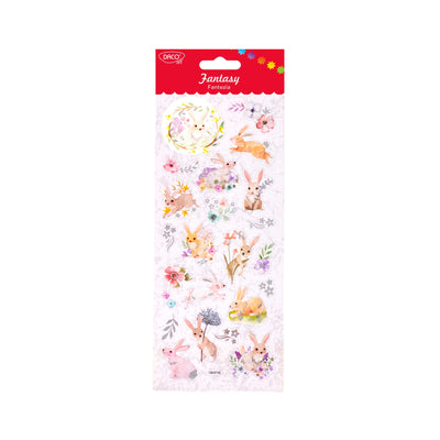 Abtibild - Ab920 Iepuri Cu Flori Fantezia