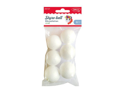 Accesorii Craft - Ad127 Bile Polistiren Set6 45Mm