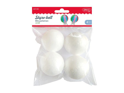 Accesorii Craft - Ad128 Bile Polistiren Set4 60Mm