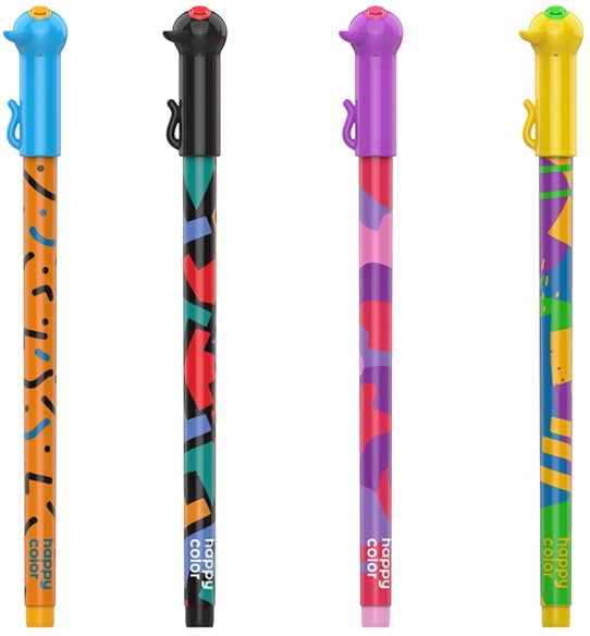 Pix Cu Gel, 0.5 Mm, Albastru, Happy Cats, Happy Color