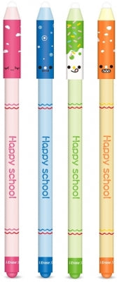 Roller Gel Cu Rescriere, 0.5 Mm, Varf Needle Point, Albastru Cristal, Faces, M&G