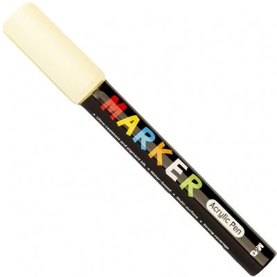 Marker Cu Vopsea Acrilica, Varf Rotund, 2Mm, Galben Naples, M&G