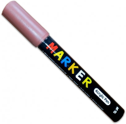 Marker Cu Vopsea Acrilica, Varf Rotund, 2Mm, Ocru Ripe, M&G