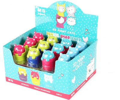 Ascutitoare Cu Rezervor, So Many Cats, 24 Buc/Display, M&G