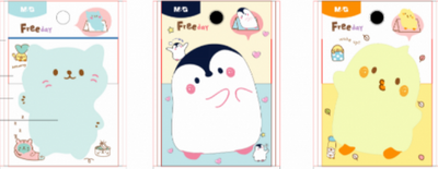 Notite Adezive M&G In Forme Baby, Diverse Culori, 30 File