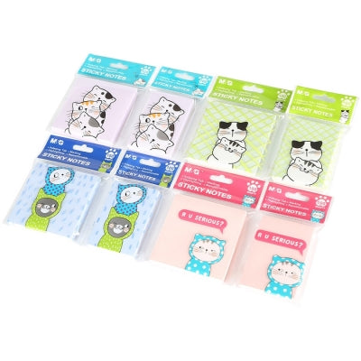 Notite Adezive Colorate, So Many Cats, 76 X 76Mm, 100 File/Set M&G