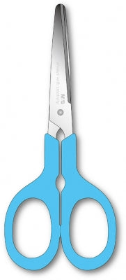 Foarfeca Kid, Lame 12Cm Cu Varf Bont, Ambalaj Din Opp, Diverse Culori, M&G