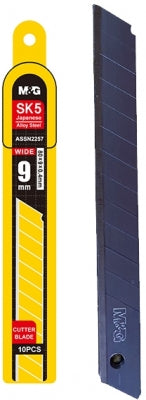 Lame De Rezerva Cutter Utilitar, 9Mm, 80 X 9 X 0,4 Mm, 13 Sectiuni, Set Cu 10 Lame, M&G