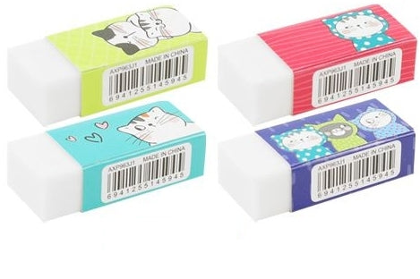 Guma De Sters Alba, So Many Cats, Dimensiune Mini, M&G