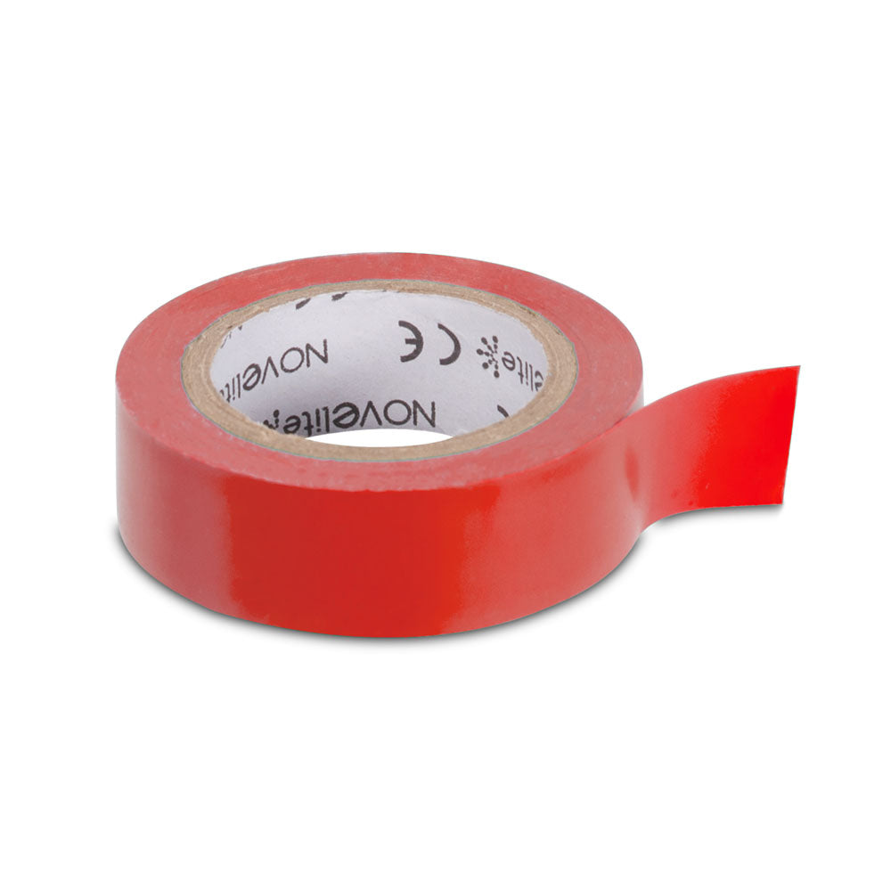 Banda izolatoare ignifuga din PVC 10 m, rosie