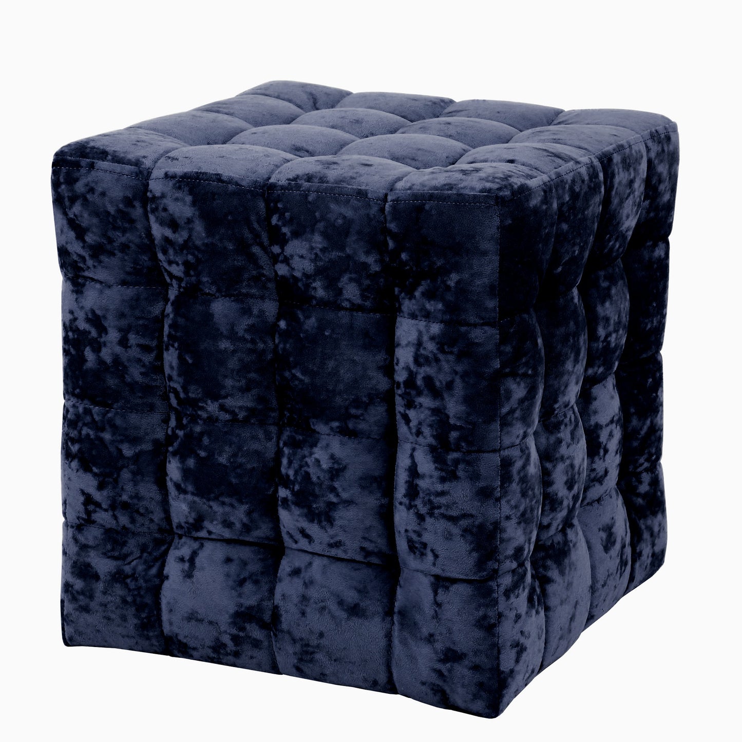 Taburet Bump - Stofa Albastru - E29