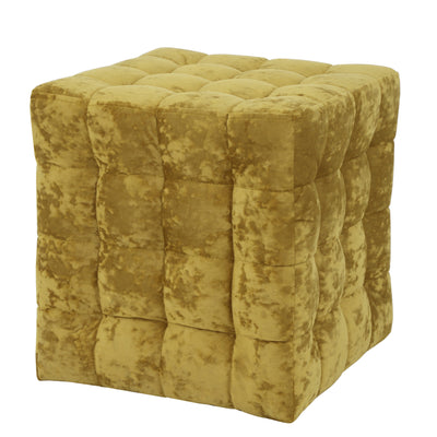 Taburet Bump - Stofa Galben - E51