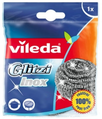 Burete Vase Inox, Spiralat 1 Buc, Glitzi Vileda