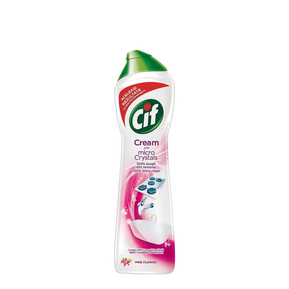 Crema De Curatat Universala Cif 500Ml - Pink Flower