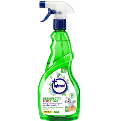 Dezinfectant Universal Fara Clor Igienol 750Ml Cu Pulverizator - Măr verde