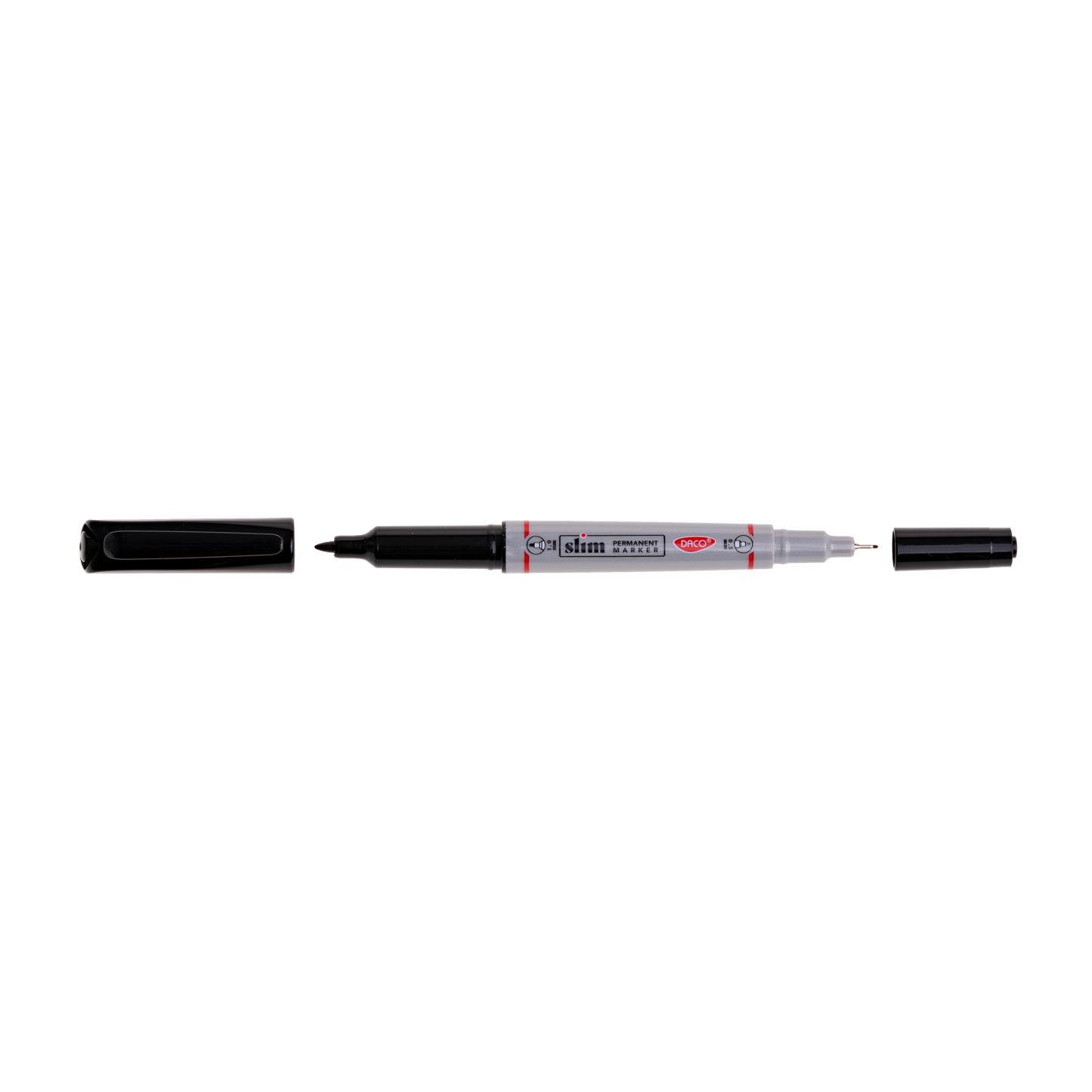 Marker Permanent Slim Daco Negru Mk131N