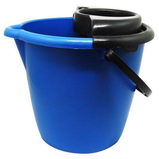 Galeata plastic rotunda cu storcator Sterk 12l