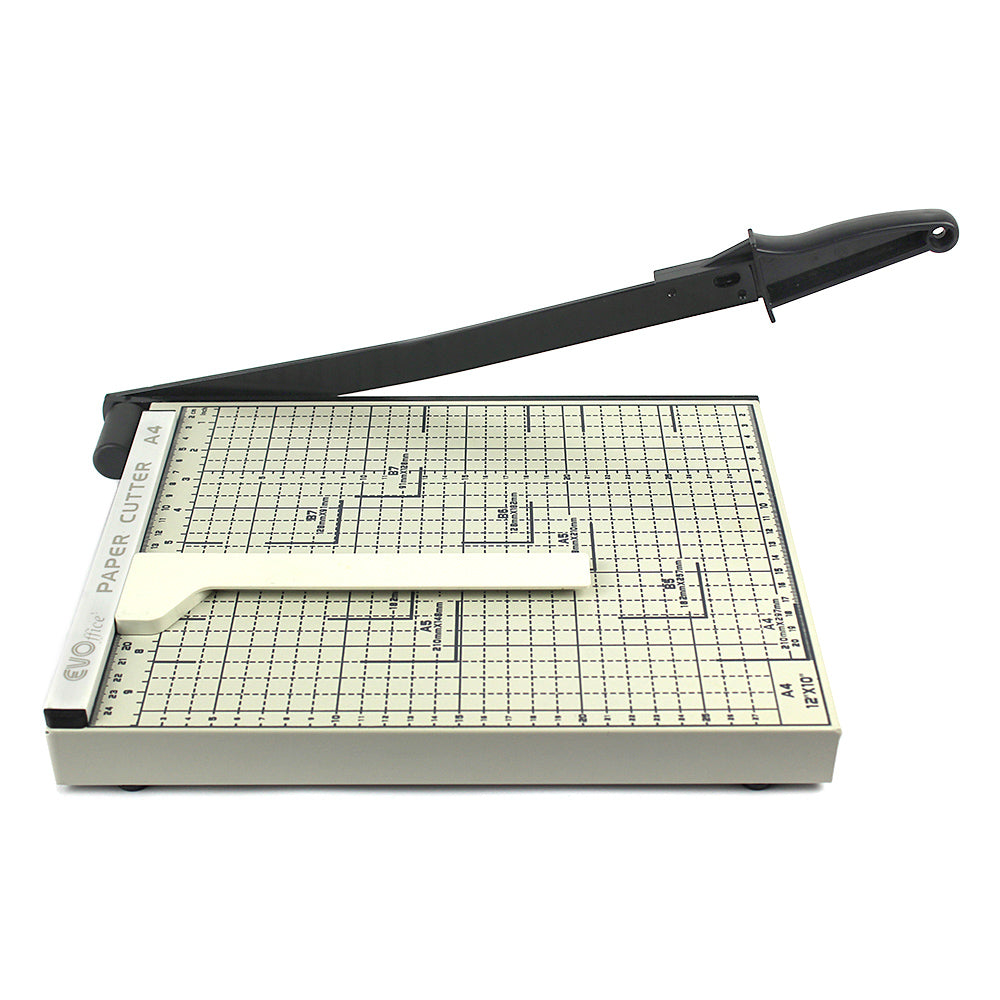 Ghilotina cu parghie si baza metalica 305*254 mm, A4 12 coli EVOffice